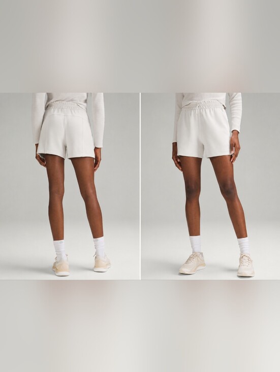 lululemon athletica Pants - 🤍 Lululemon Softstreme High-Rise 4" Shorts • BONE • Size 6 • NWT